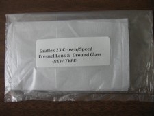 New Graflex 23 Camera Fresnel Lens  Ground Glass-Best Quality