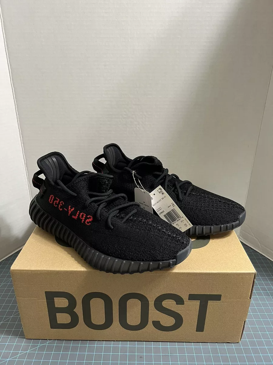 Adidas Yeezy Boost 350 V2 Bred Black Red Size 9 CP9652 NEW DS