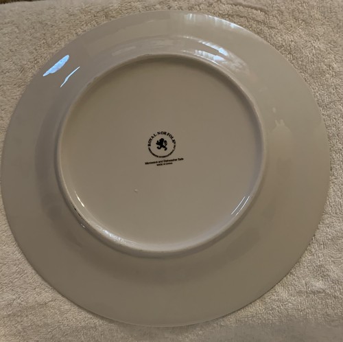 Royal Norfolk Plates 6 Pc Set Sunflowers Dinner 10.5” Multicolored - Picture 6 of 13