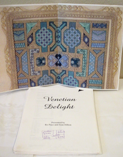 Ro Pace/Jean Hilton VENETIAN DELIGHT Needlepoint Pattern