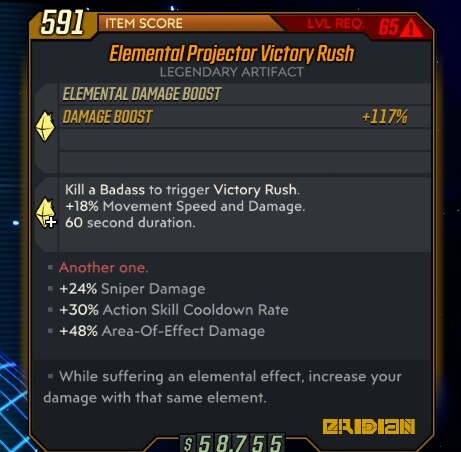 DLC 1-6 - PC/PS4/PS5/XBOX - Custom Level 72 Artefakte - Borderlands 3 - Bild 88 von 197
