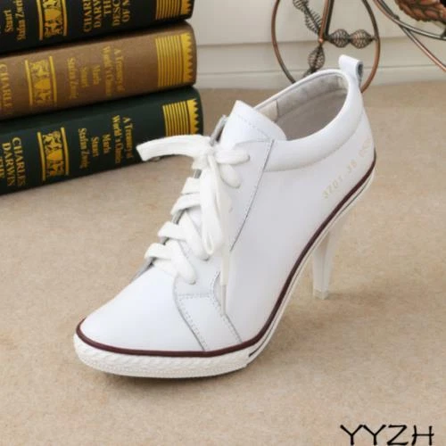 White clearance leather pumps
