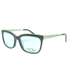 Oscar De La Renta OSL 720 Black Satin Gold Eyeglass Frames 53 17 135