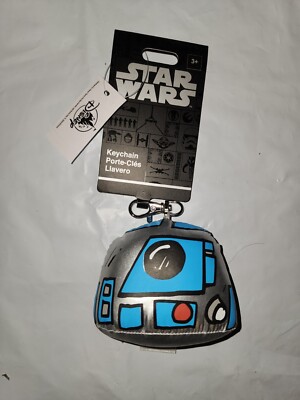 NEW Walt Disney R2-D2 Star Wars Stuffed Plush Keychain Bag Clip