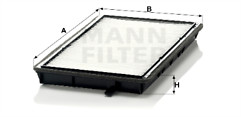 CU2835 MANN HUMMEL CABIN AIR FILTER FOR BMW 3 SERIES E36