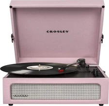 Crosley CR8017A-AM Voyager Vintage Portable Vinyl Record Player Turntable