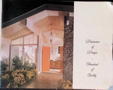 1962 Midcentury MCM Scholz Homes Brochure Houses Illustrations Floor Plans