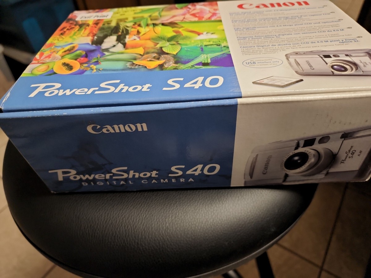 Canon PowerShot S40 4.0MP Digital Camera - Silver for sale Canon PowerShot S40 4.0MP Digital Camera - Silver for sale