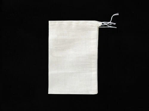 500/1000/5000 Natural Cotton Muslin Drawstring Bags Bath Soap 4x6 - Image 3 of 4