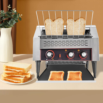 450Slices/H Commercial Conveyor Toaster 2600w 201 Stainless Steel Baking Machine