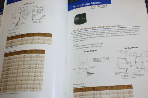KATALOG 5000 38. AUFL. HURST STEPPING SYNCHRON BÜRSTENLOSES TIMING DC AC MOTOREN - Bild 3 von 5