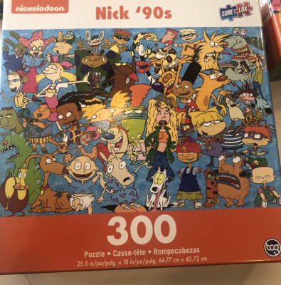 New Nickelodeon Nick 90's On Your Tv 300 Piece Puzzle