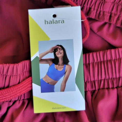 NWT HALARA Wine Drawstring Pockets Joggers Yoga Silky Pants Small S - Picture 5 of 5