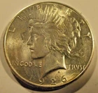 1926 S  BU Silver Peace Dollar, (26SLM2) FREE SHIPPING