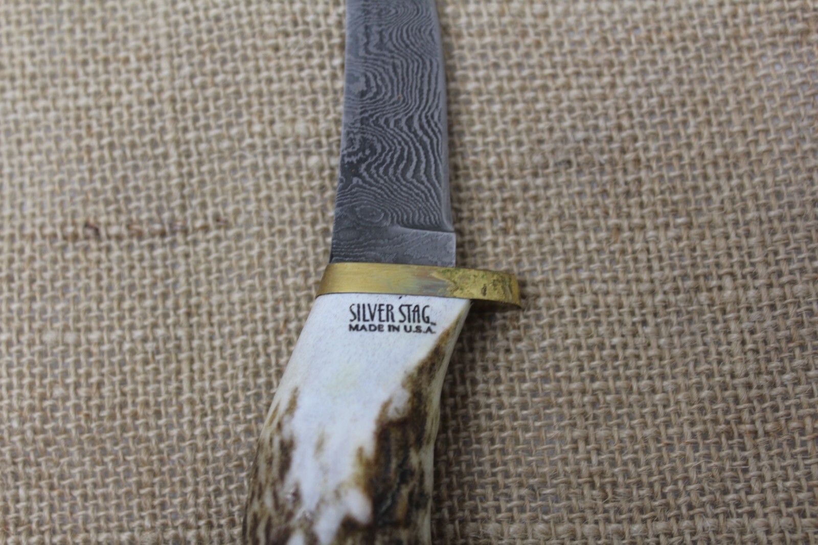 Silver Stag NWTF Hunting Knife With Sheath eBay