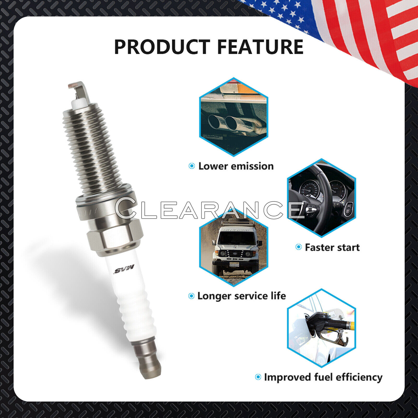 Spark Plug Cube Spark Plugs Set Of 4 For Nissan 2007-2019 Sentra Rogue Altima Cube ...