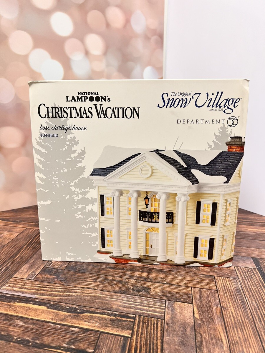 NEW Department 56 Christmas Vacation Boss Shirley&rsquo;s House 