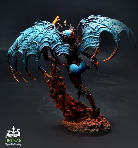 Lady of Chaos - Daemon Prince ** COMMISSION ** painting - Picture 4 of 5