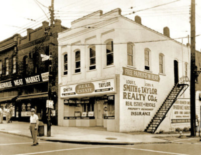 1957 Broad and Main Streets, Greenville, SC Vintage Photo 8.5'' x 11''  Reprint