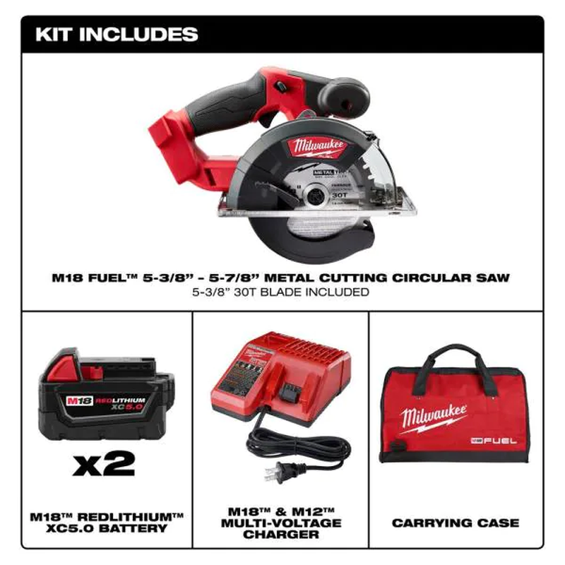 18V Brushless Metal Circular Saw Kit 