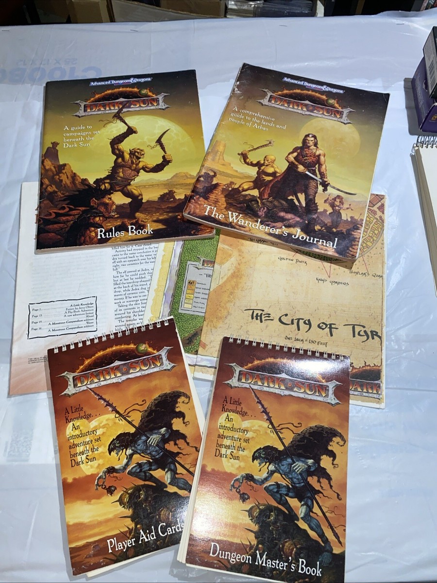 Dungeons & Dragons Dark Sun Boxed Set, Complete without a Dungeons & Dragons Dark Sun Boxed Set, Complete without a