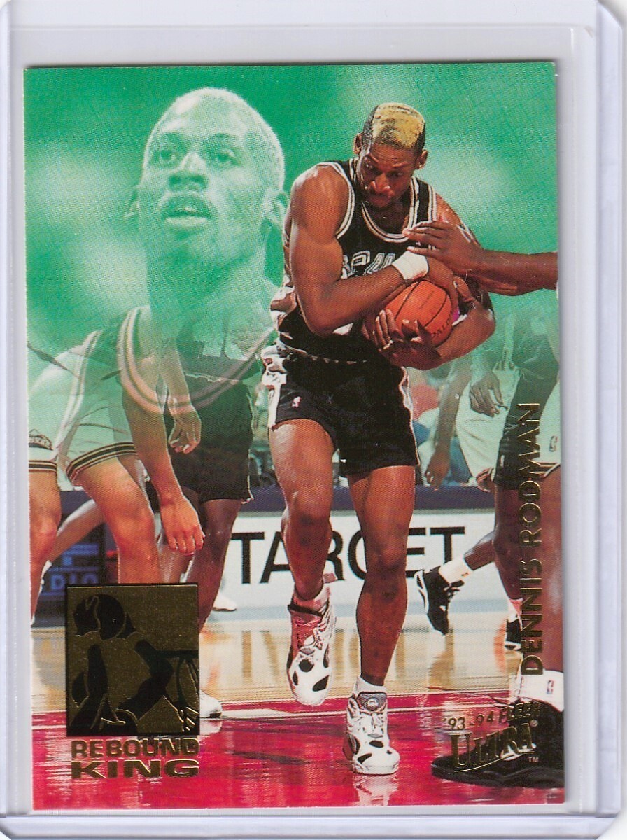 1993-94 Fleer Ultra Rebound Kings Dennis Rodman #10 HOF