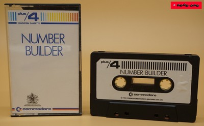 COMMODORE  Plus/4 / +4 Original Datasette - NUMBER BUILDER - 1985 - COMMODORE