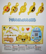 Pulsera En506 A Emoji + Papel Kinder Joy India 2018/2019 Ferrero