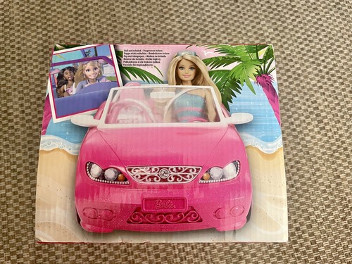 Barbie Glam Convertible 2-Seater Vehicle, Pink Car New in Box Retired BDF38 NIB - Picture 4 of 9