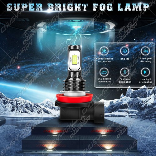 For Hyundai Genesis 2009-2014 LED Headlight High/Low +Fog Light Bulbs Combo Kit - Picture 6 of 12