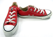 Converse Shoes Chuck Taylor Ox All Star Red/White Sneakers Womens 6