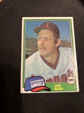 1981 Topps Baseball Card #701 Joe Rudi California Angels ExNM Free Shipping!