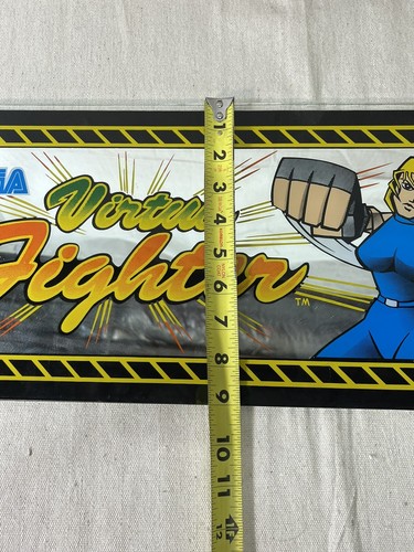 Vintage Sega Virtua Fighter Arcade Mirror Marquee 1984 Retro Game Collectible - Picture 8 of 9