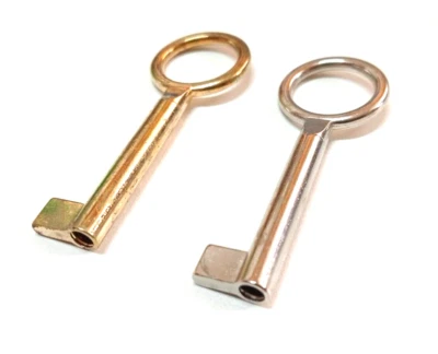 CHIAVE PER SERRATURA MOBILI ARMADI CASSETTI IN ZAMA LUNGHEZZA UTILE MM. 40 Ø 6