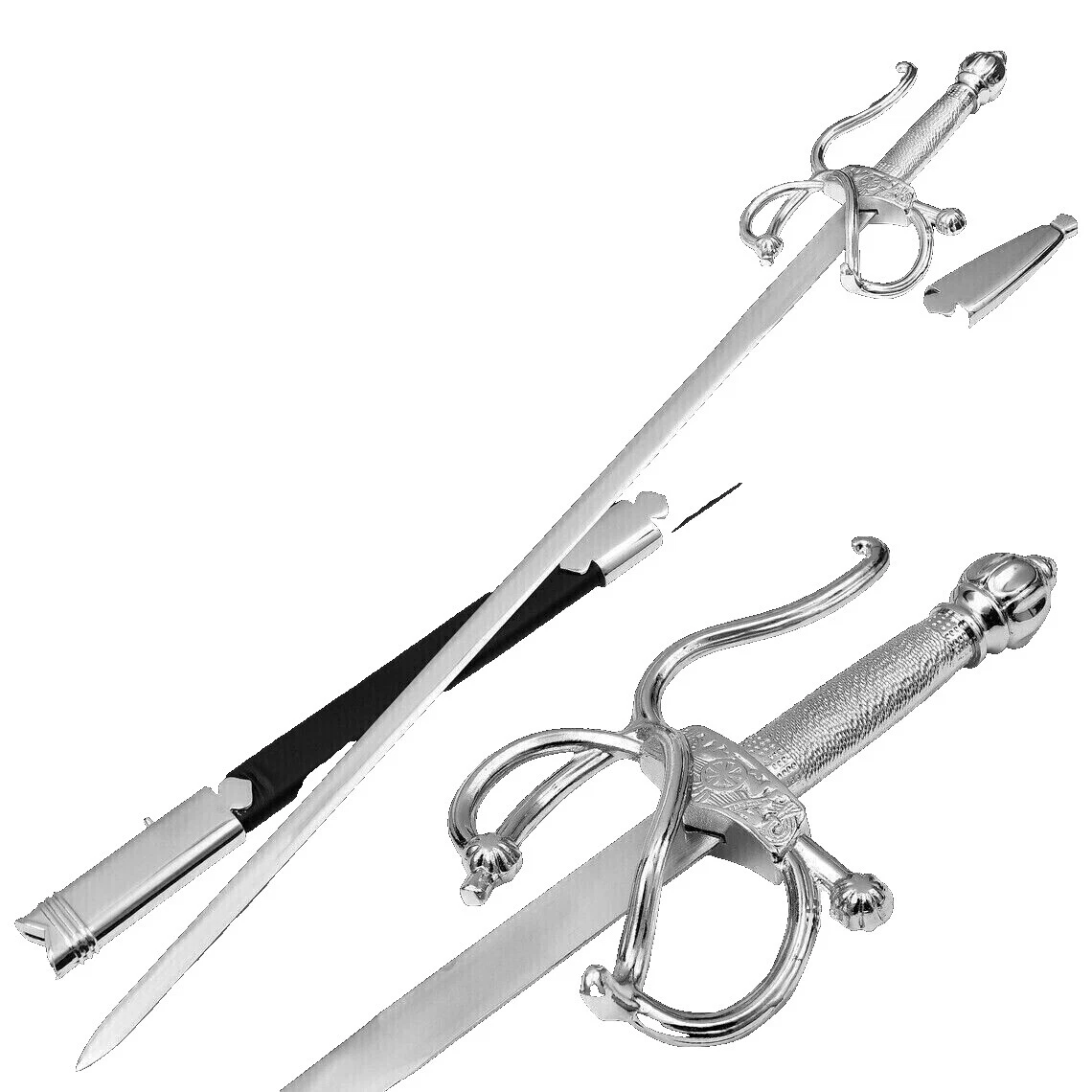 Mango de acero inoxidable y Europea Mediterráneo Floretes de colección