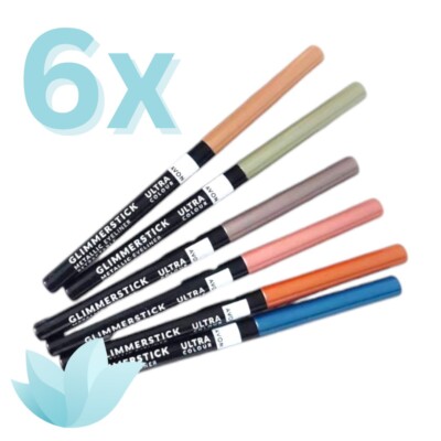 6x Avon True Colour Glimmerstick Eyeliner | Neue & seltene Farbtöne | 6er Pack
