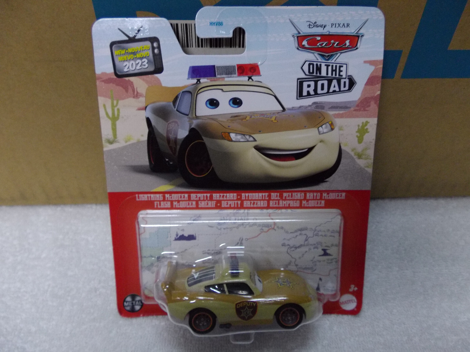 Disney Pixar Cars On the Road Deputy Hazard Lightning McQueen | eBay