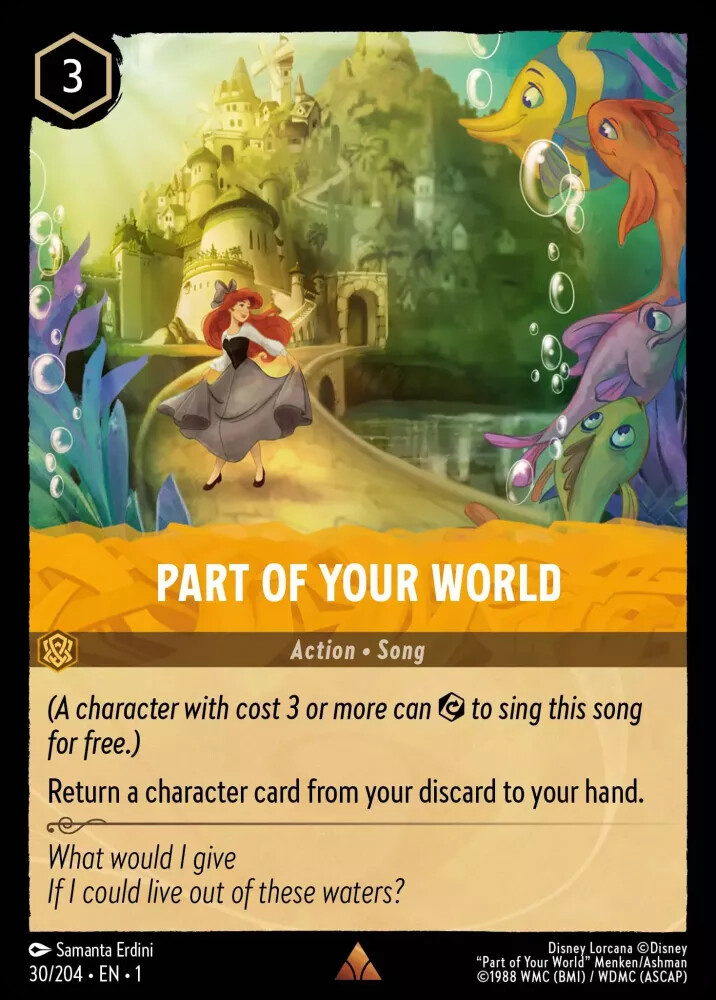Disney Lorcana Trading Card Game, The First Chapter - Card
