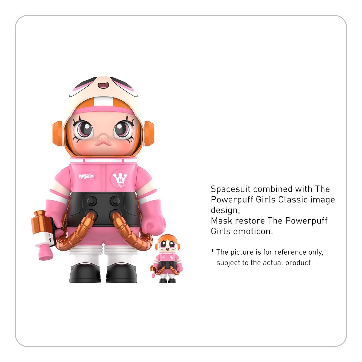 POP MART MEGA Collection 400%+100% SPACE MOLLY THE POWERPUFF POP MART MEGA Collection 400%+100% SPACE MOLLY THE POWERPUFF