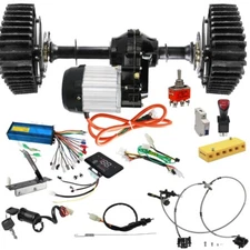 Rear Axle Kit 1000W Differential Motor Snow Sand Tracks For Electric ATV Go kart