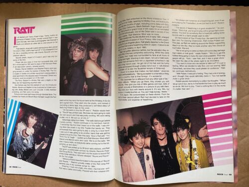 Rock Beat Magazine July 1989 Tesla/Motley Crue/Warrant/Def Leppard/Ratt/Vixen - Picture 16 of 24