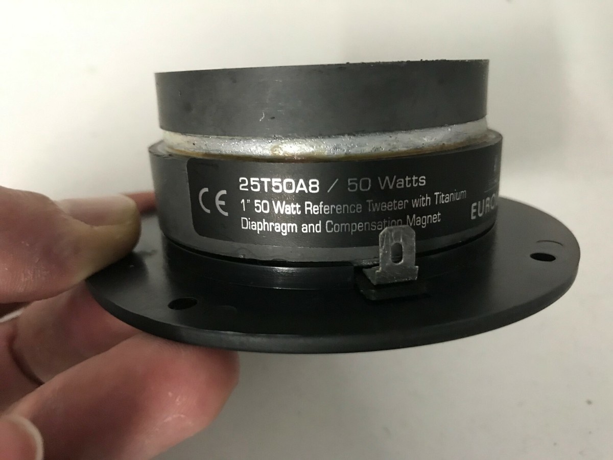 1 x Behringer Tweeter 25T50A8 H71-60250-00046 50W 8 ohms to 1 x Behringer Tweeter 25T50A8 H71-60250-00046 50W 8 ohms to