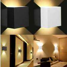 LED Wall Lights Indoor Up/Down Home Living Room Lamp Bedroom Wall Sconces 6W UK