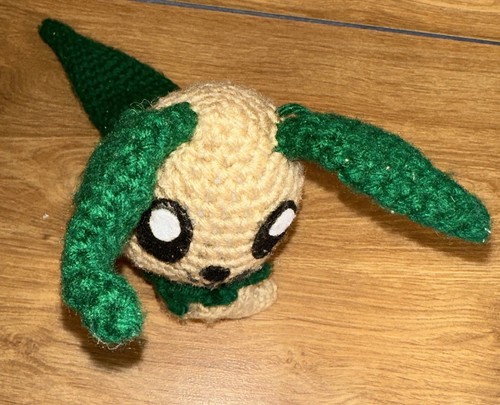 Peluche cane amigurumi mini mostro vintage fatto a mano rifinito all'uncinetto - Foto 6 di 9
