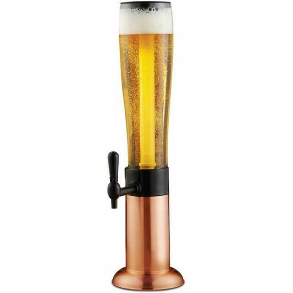 Refinery Beer Tower Drink Dispenser With Propour Tap and Freeze Tube