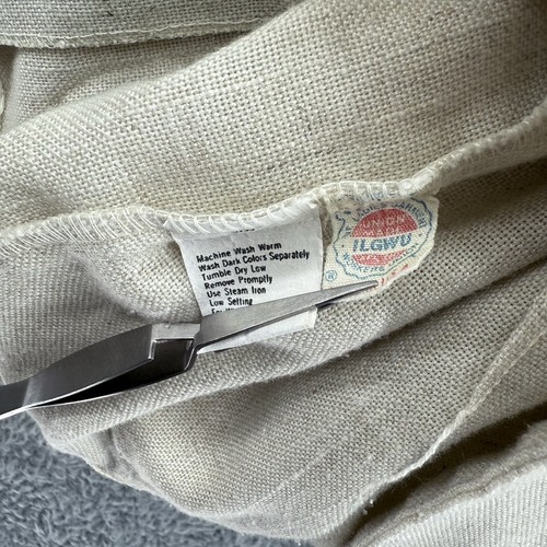 New Attitude Russ Togs Womens M Double Breasted Blazer Off White Button Pockets - Picture 7 of 7