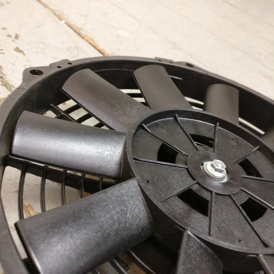 1932 - 1955 Willys 9 pulgadas alto rendimiento ventilador de refrigeración radiador empuje pull Foto 2 de 4