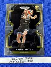 2022 #74 Anneli Maley WNBA Panini Prizm Basketball Base Card RC Sky