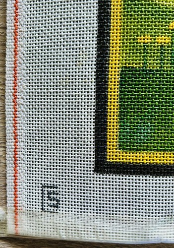Lot Of 2 Needlepoint Canvas By Sandra Covington Cows Field Hand Painted 10”X8” - Picture 8 of 9