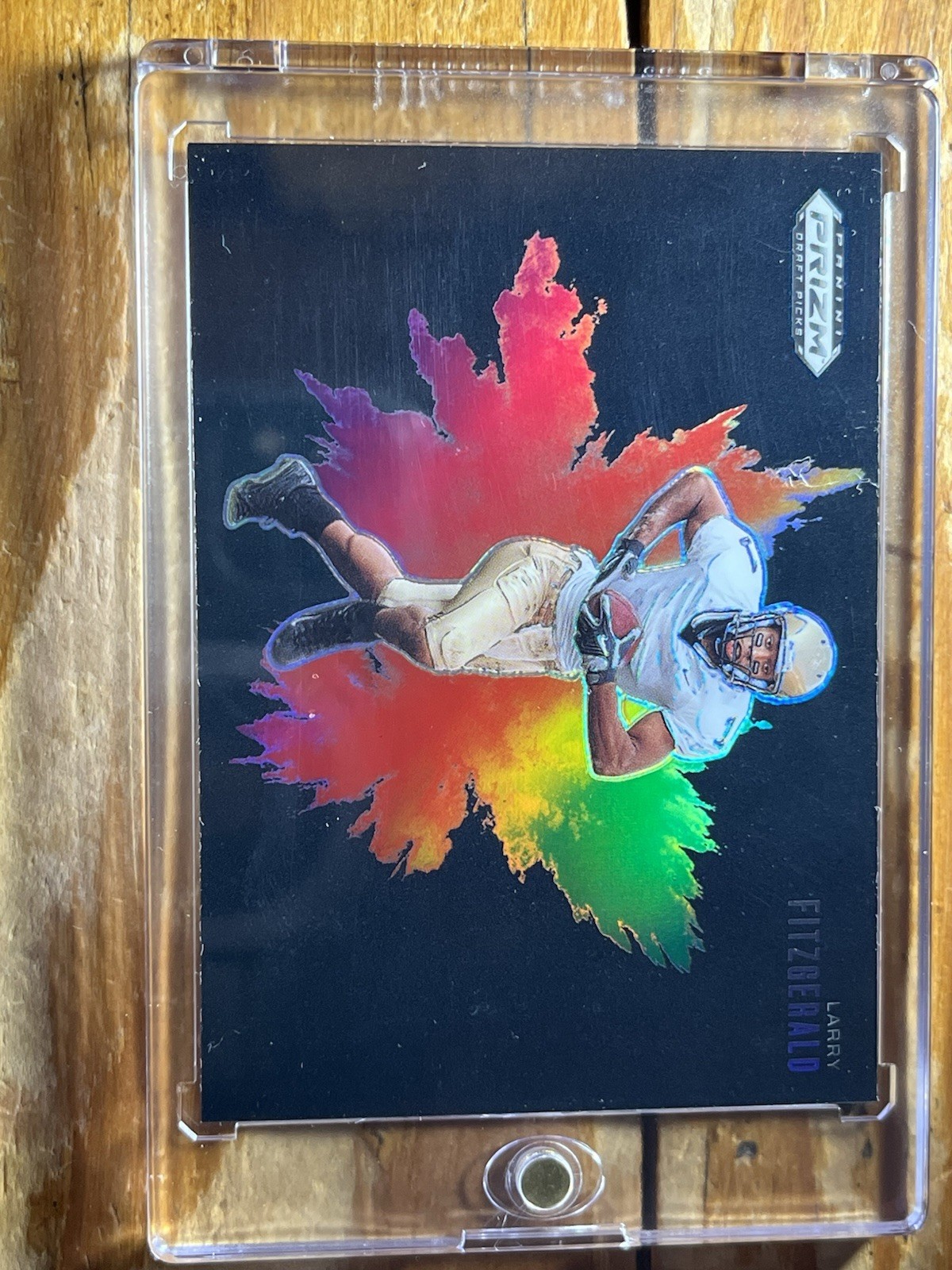 2025 Panini Prizm Draft Picks Black Color Blast #34 Larry Fitzgerald SSP HOF 🔥